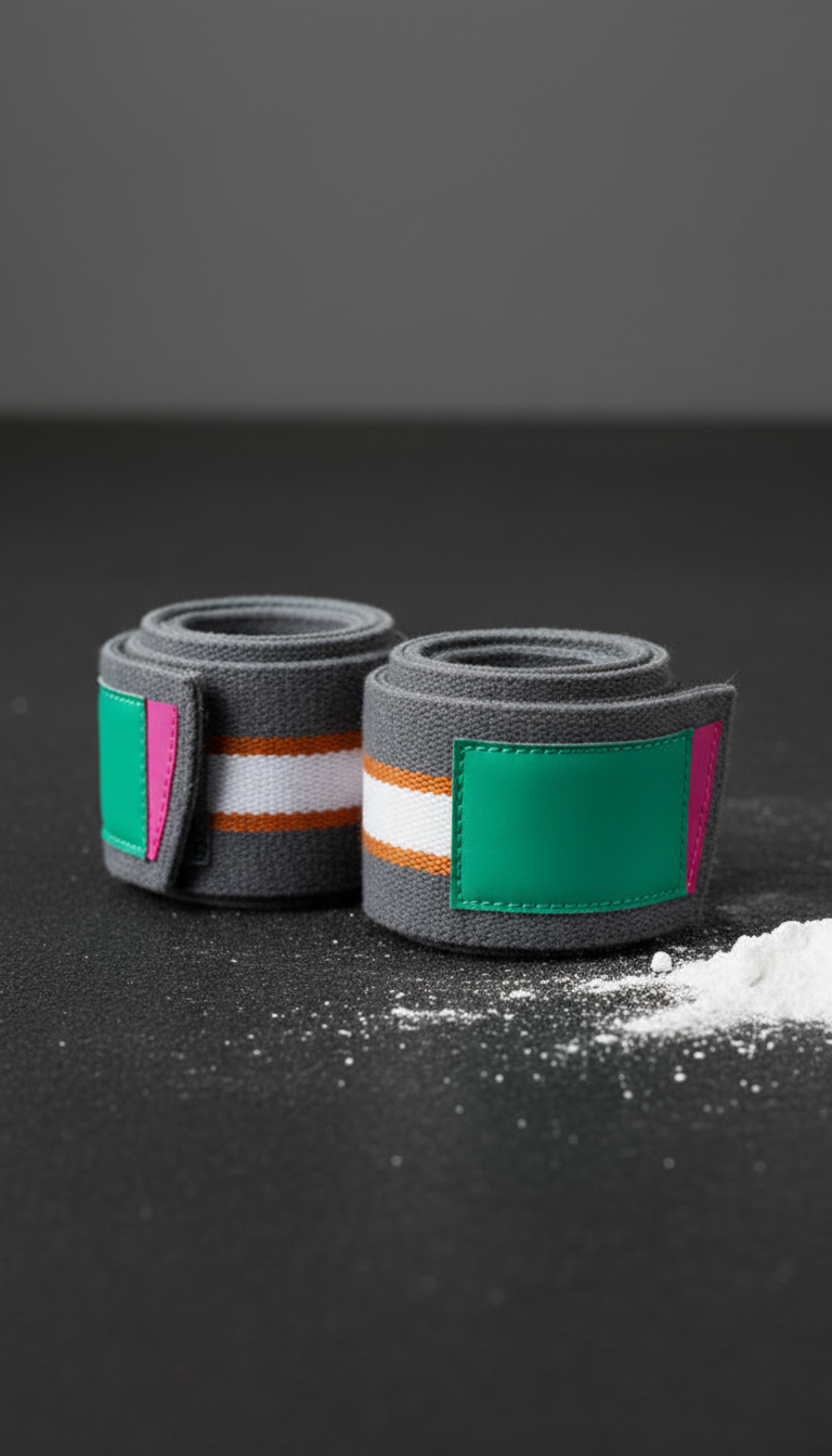 Wrist wraps with extra-wide straps