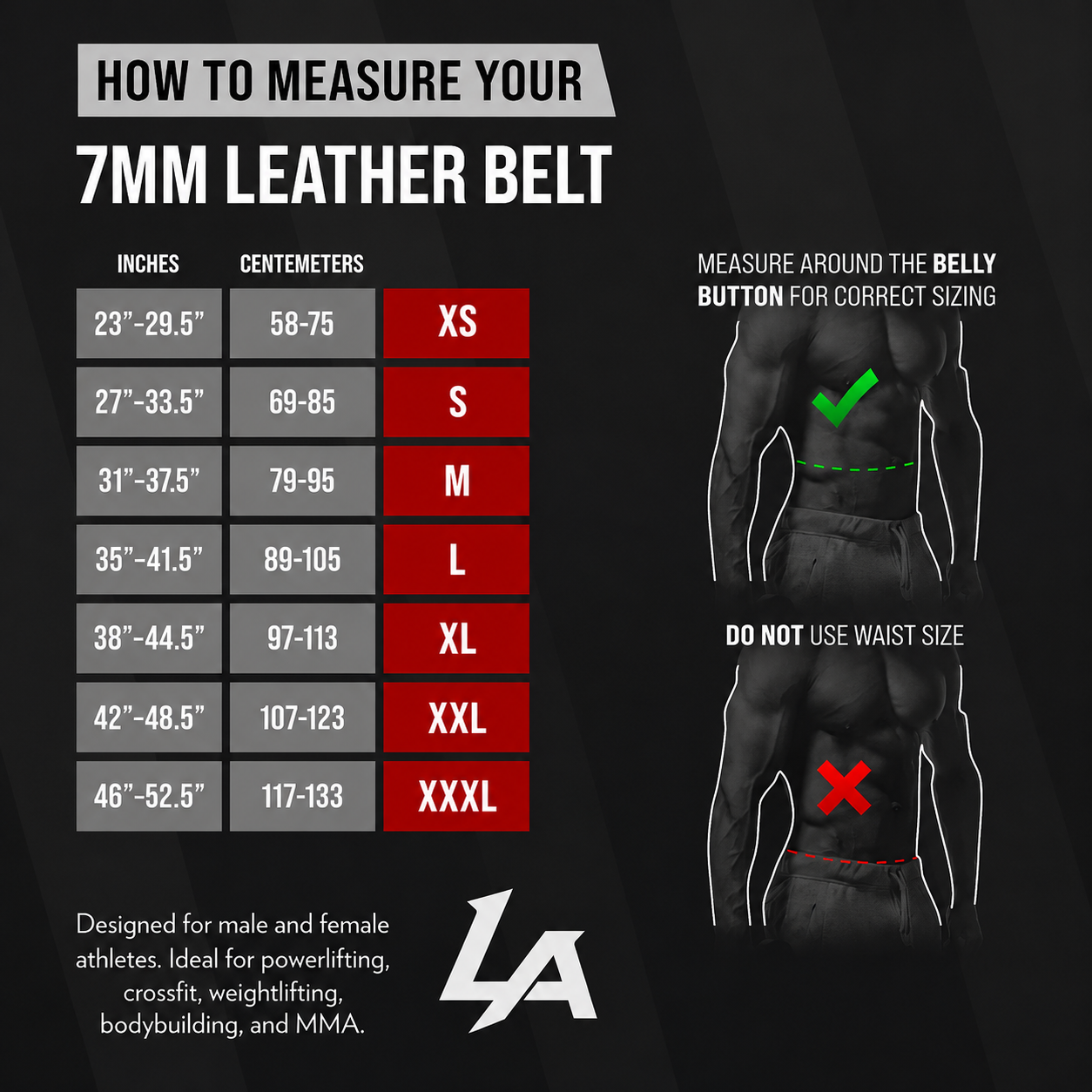 Liftaholic Leather Weightlifting Belt