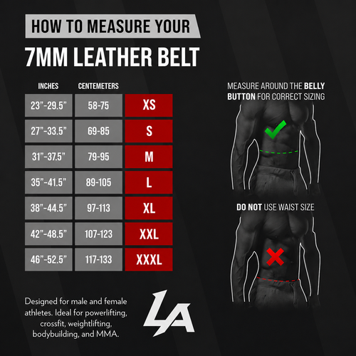 Liftaholic Leather Weightlifting Belt